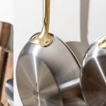 La bonne poêle en inox, manche doré - 26 cm (Édition limitée) - Atma Kitchenware