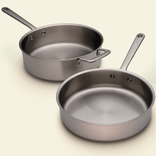 Le duo de sauteuses idéales en inox - Atma Kitchenware
