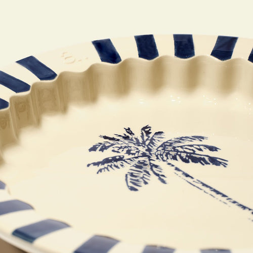 Le plat à tarte, en bleu nuit - Atma Kitchenware