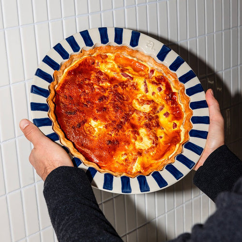 Le plat à tarte, en bleu nuit - Atma Kitchenware