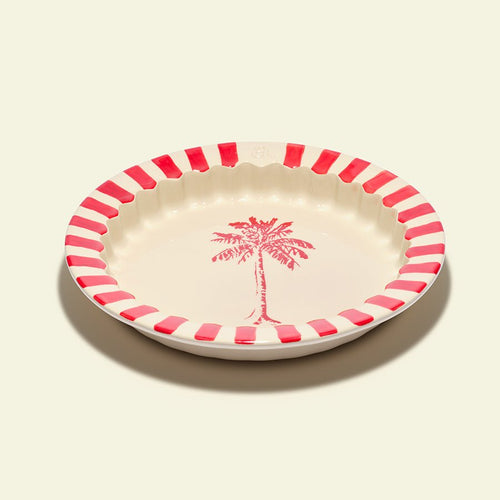 Le plat à tarte, en rouge carmin - Atma Kitchenware