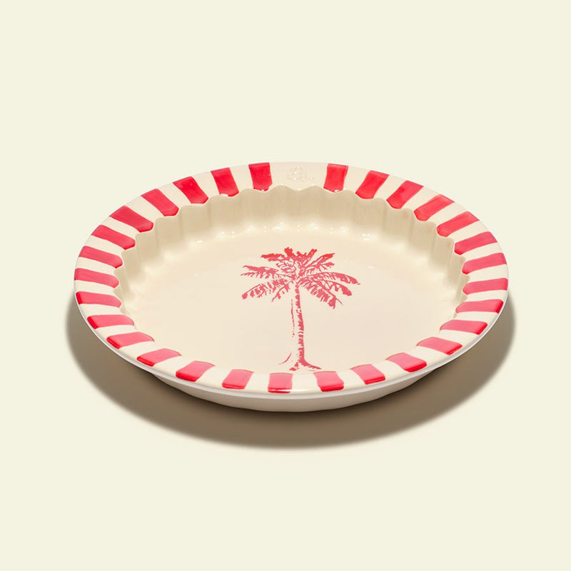 Le plat à tarte, en rouge carmin - Atma Kitchenware