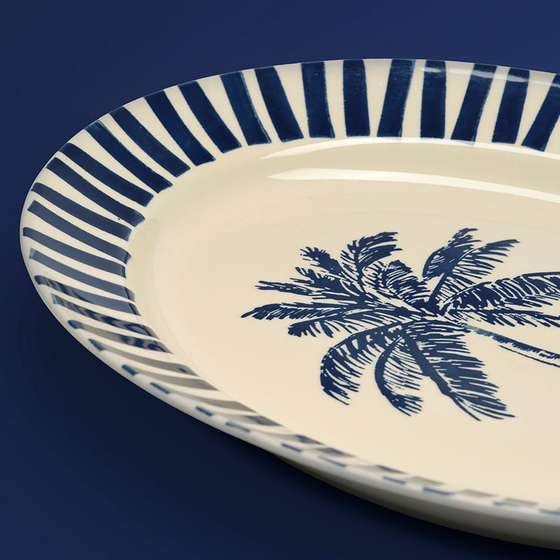 Le plat de présentation, en bleu nuit - Atma Kitchenware