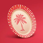 Le plat de présentation, en rouge carmin - Atma Kitchenware