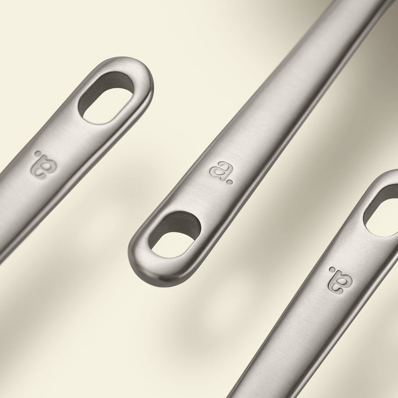 Pack Brigade - set de 3 poêles en inox - Atma Kitchenware