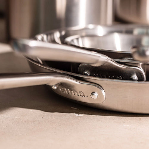 Bien choisir la dimension de sa poêle en inox - Atma Kitchenware