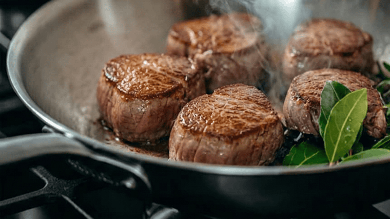 Filet mignon à la poêle : le secret d'une cuisson tendre - Atma Kitchenware