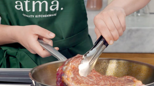 Maîtriser le temps de cuisson de votre entrecôte à la poêle - Atma Kitchenware
