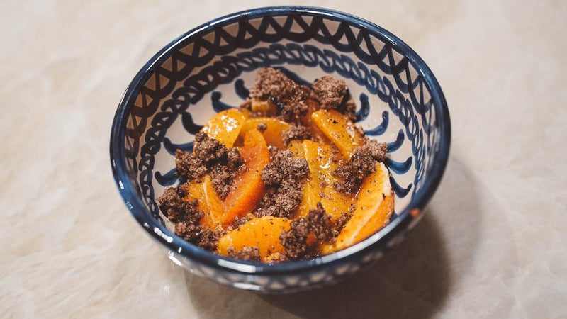 Oranges sanguines & vinaigrette vanillée - Atma Kitchenware