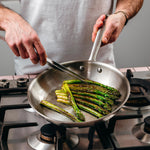 Batterie de cuisine en inox, 7 pièces
