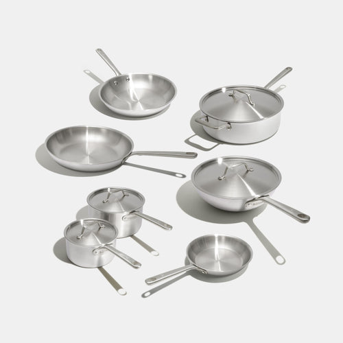 Batterie de cuisine en inox, 15 pièces - Atma Kitchenware