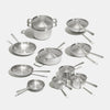 Batterie de cuisine en inox, 19 pièces - Atma Kitchenware