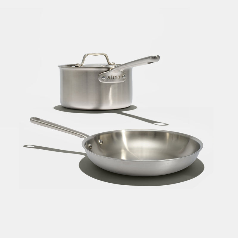 Batterie de cuisine en inox, 4 pièces - Atma Kitchenware