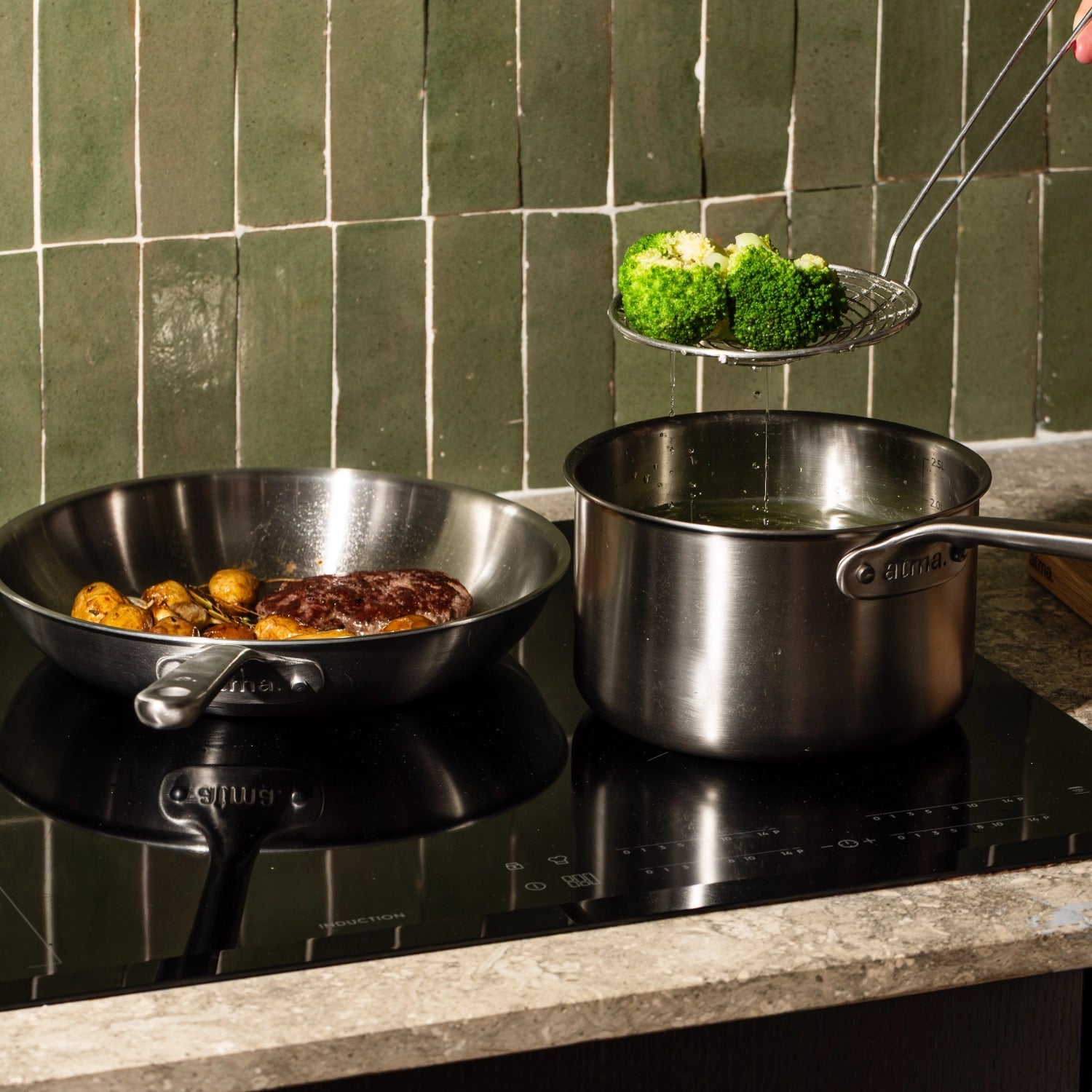 Batterie de cuisine en inox, 4 pièces - Atma Kitchenware