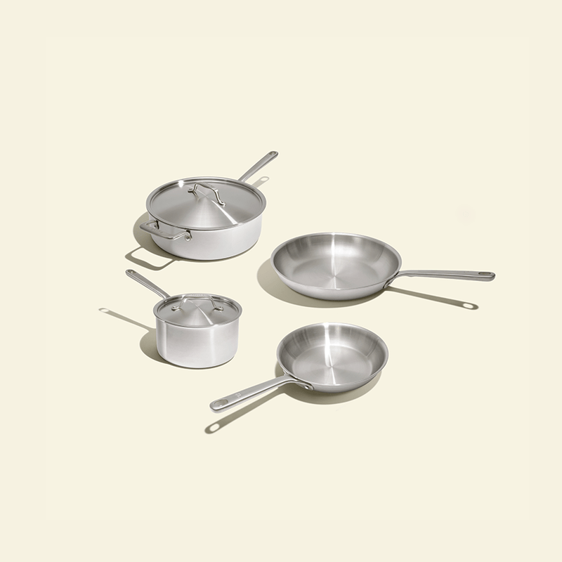 Batterie de cuisine en inox, 7 pièces - Atma Kitchenware