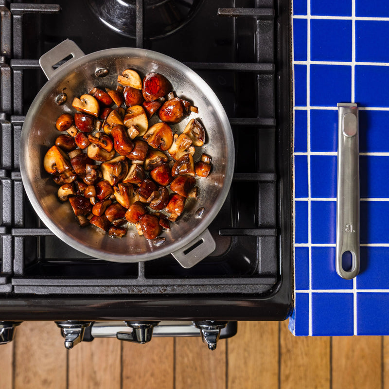 La bonne poêle en inox avec poignée amovible - 30 cm - Atma Kitchenware