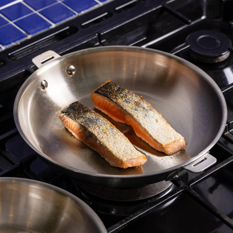 La bonne poêle en inox avec poignée amovible - 30 cm - Atma Kitchenware