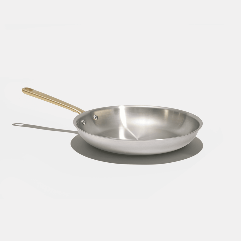 La bonne poêle en inox, manche doré - 30 cm - Atma Kitchenware