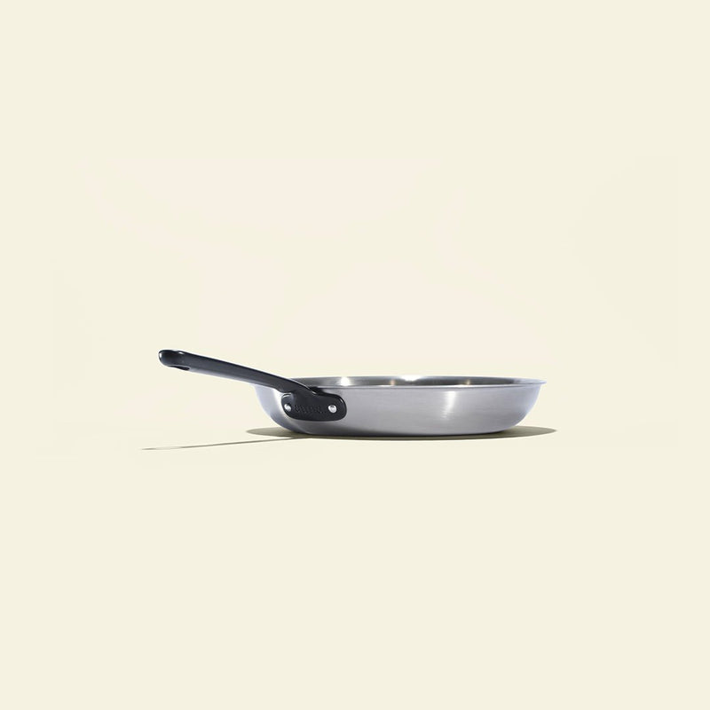 La bonne poêle en inox, manche noir - 28 cm - Atma Kitchenware