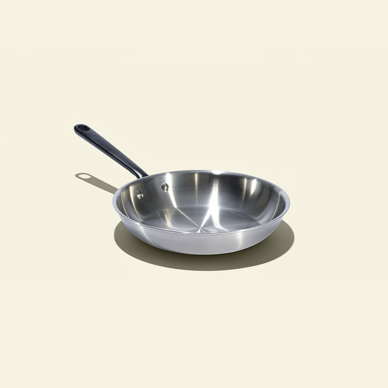 La bonne poêle en inox, manche noir - 28 cm - Atma Kitchenware