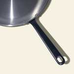 La bonne poêle en inox, manche noir - 30 cm - Atma Kitchenware