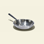 La bonne poêle en inox, manche noir - 30 cm - Atma Kitchenware