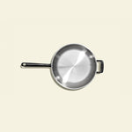 La bonne poêle en inox, manche noir - 32 cm - Atma Kitchenware