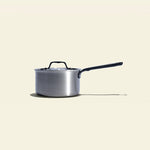 La casserole parfaite en inox, manche noir - 18 cm - Atma Kitchenware