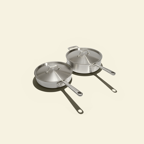Le duo de sauteuses idéales en inox - Atma Kitchenware