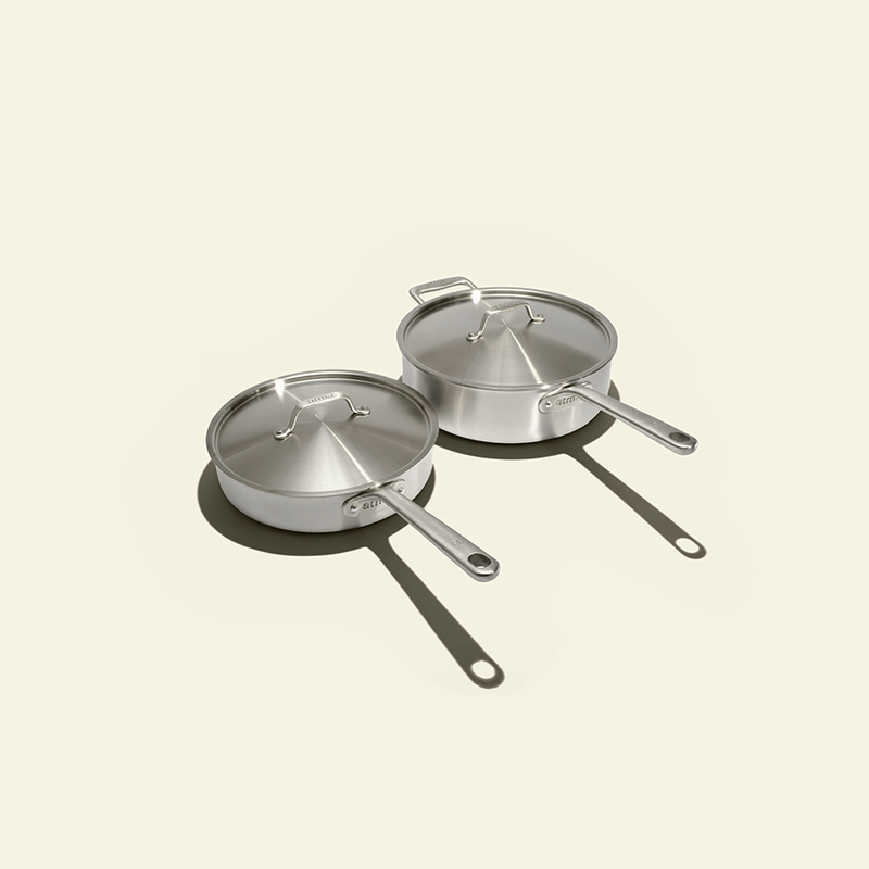 Le duo de sauteuses idéales en inox - Atma Kitchenware