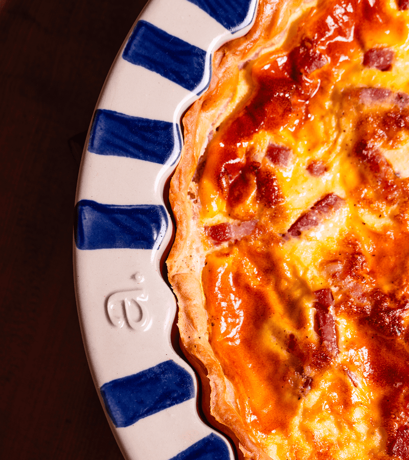 Le plat à tarte, en bleu nuit - Atma Kitchenware