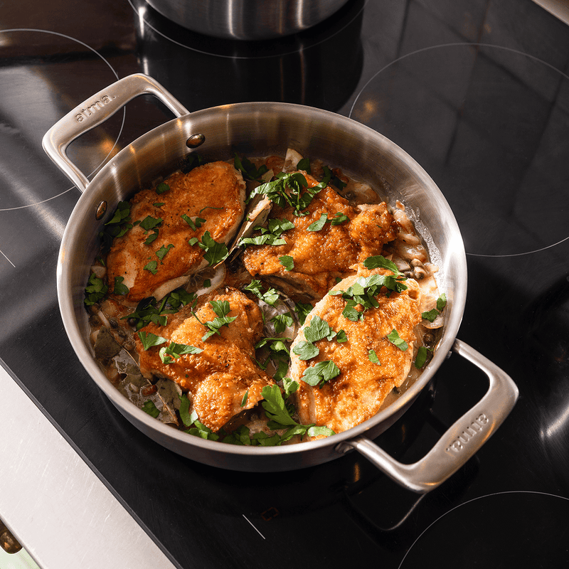 Le rondeau 24cm en inox - Atma Kitchenware