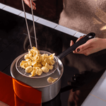 Le trio de casseroles parfaites en inox avec manches noirs - Atma Kitchenware