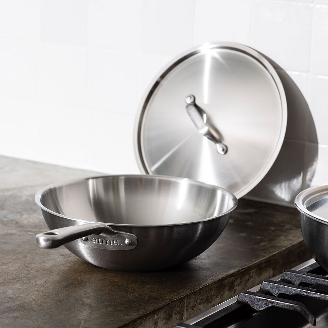 The Wok en inox - 24 cm - Atma Kitchenware