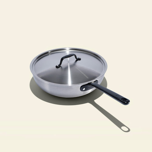 The Wok en inox, manche noir - 28 cm - Atma Kitchenware