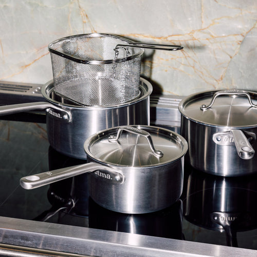 Trio de casseroles en inox et Kit Fryer - Atma Kitchenware