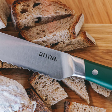 Le couteau à pain - Bois d'olivier – atmakitchenware