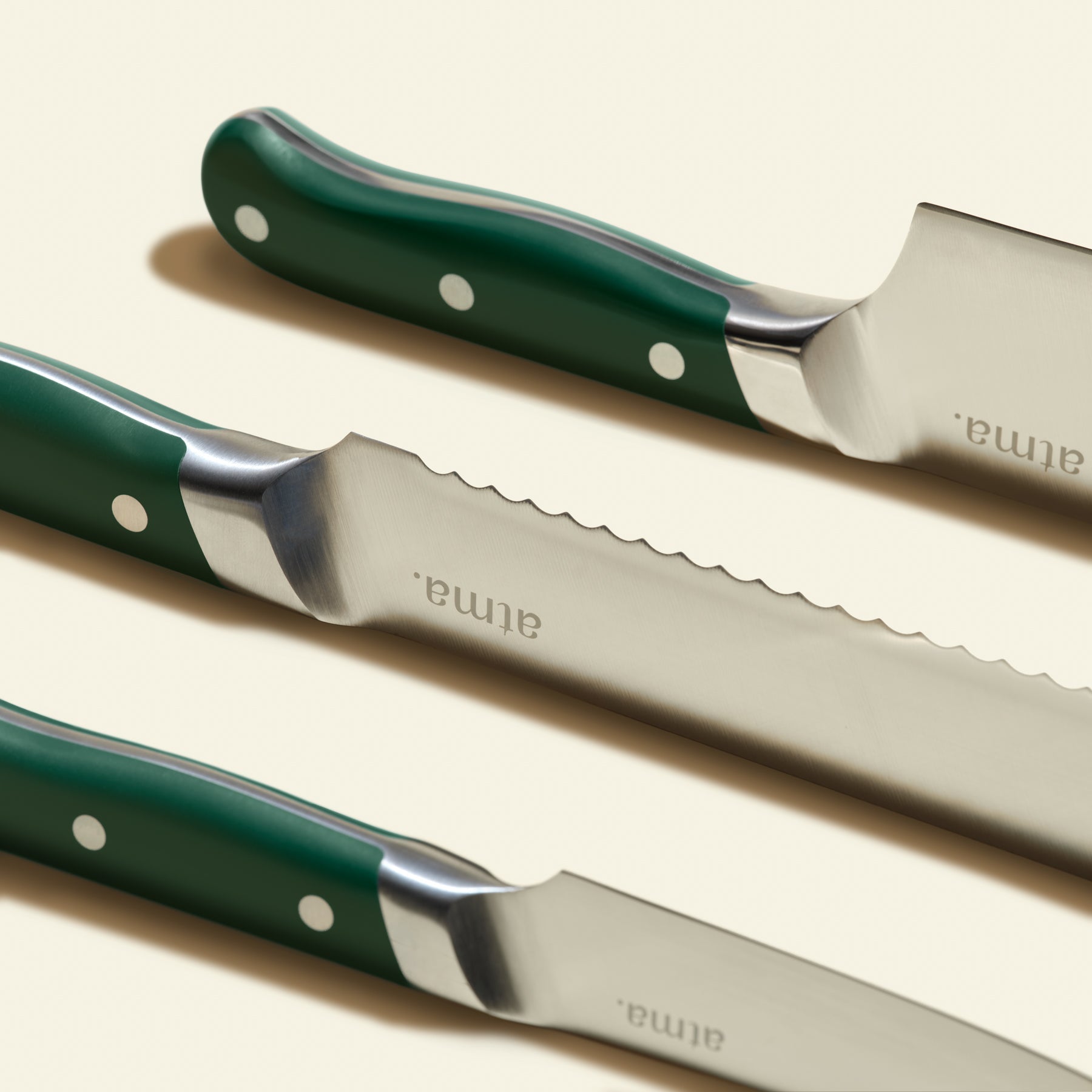 Ensemble de couteaux kiwi de cuisine 5 pièces couteau de chef lame en acier  inox