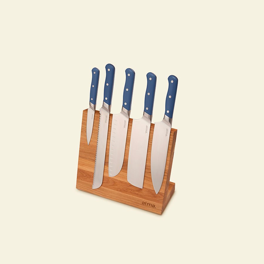 Set complet - les 5 couteaux ultimes et leur bloc - atmakitchenware