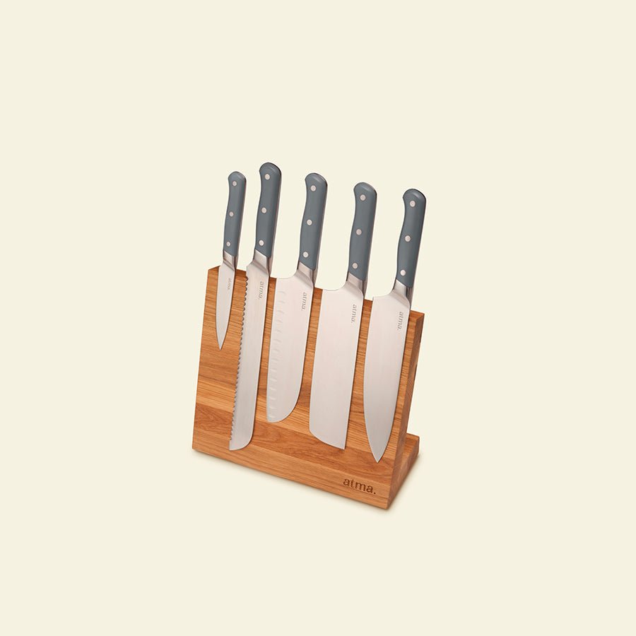 Set complet - les 5 couteaux ultimes et leur bloc - atmakitchenware